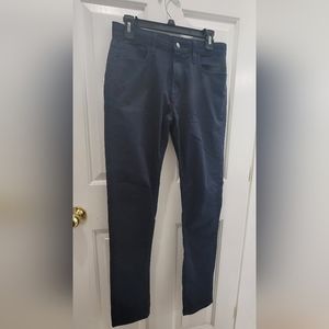 Uniqlo Ultra Stretch Skinny-Fit Color Jeans navy blue